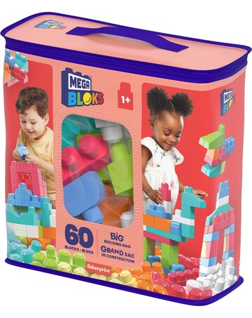 Mega Bloks Piece Big Building Bag Pink