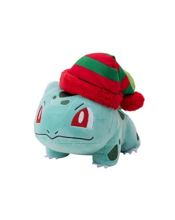 Pokemon Plush Bulbasaur W/Striped Hat