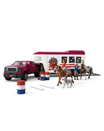 Schleich Dually Truck big Horse Trailer