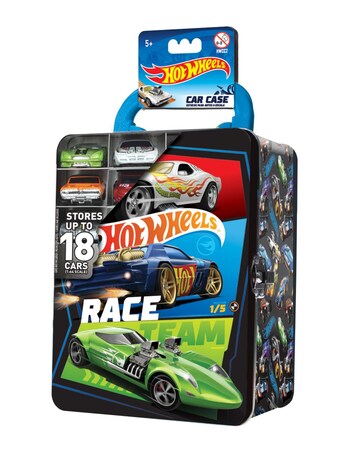 Hot Wheels Tin Car Storage Case - Black