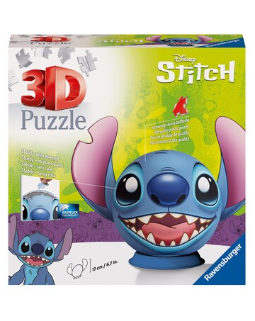 Stitch with Ears 3D Puzzle Ball, 72pc