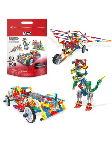 K'Nex 408pc 80 Model Deluxe With Bag