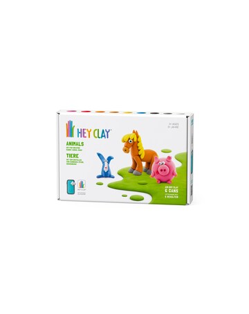 Hey Clay Animals 6 Can Set