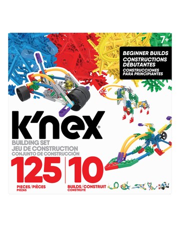 K'Nex 125 Pc/ 10 Model Beginner Builds