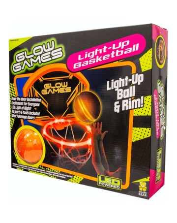 Glow Games Light-Up Basketball Set