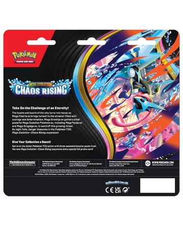 Pokemon TCG: Chaos Rising 3-Pack Blister