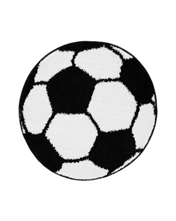 Catherine Lansfield Kids It's A Goal Football Shaped Rug