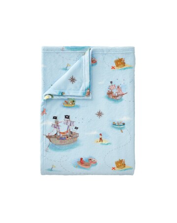 Belle & Boo Pirates Cosy Fleece Blanket Throw