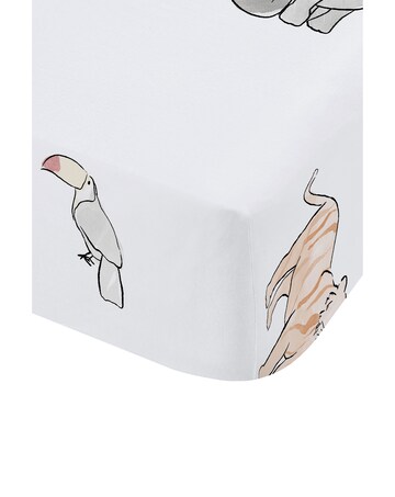 Bianca Fine Linens Zoo Animals Cotton Fitted Sheet