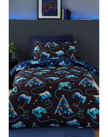 Catherine Lansfield Christmas Gamer So Soft Duvet Cover Set