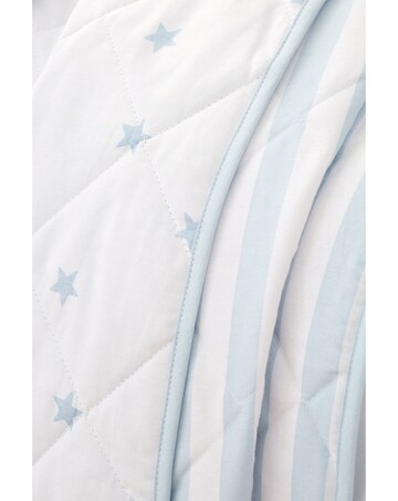 Bianca Fine Linens Mini Star & Stripes Cotton Reversible Bedspread