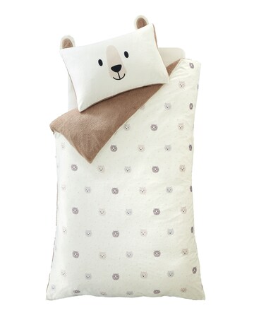 Catherine Lansfield Cosy Bear So Soft Duvet Cover Set
