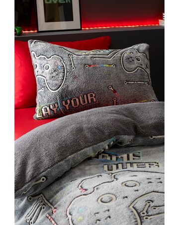 Catherine Lansfield Game Over Glow in the Dark Duvet Cover Set