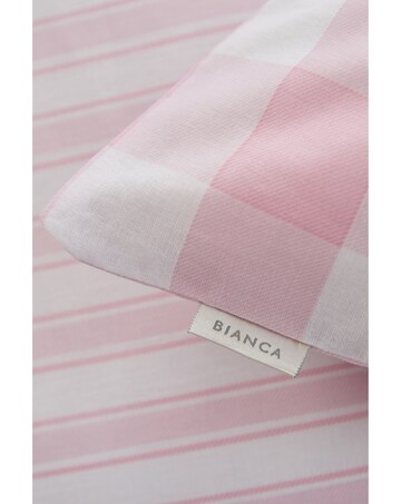Bianca Fine Linens Check and Stripe Cotton Fitted Sheet