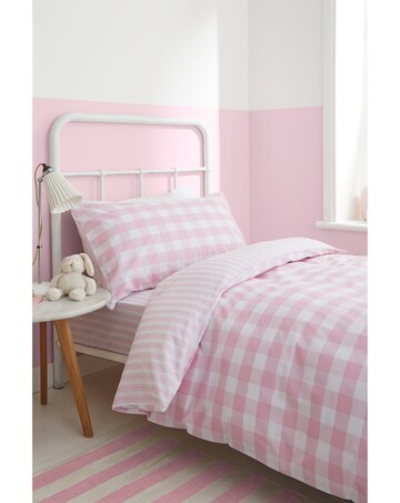 Bianca Fine Linens Check and Stripe Cotton Fitted Sheet