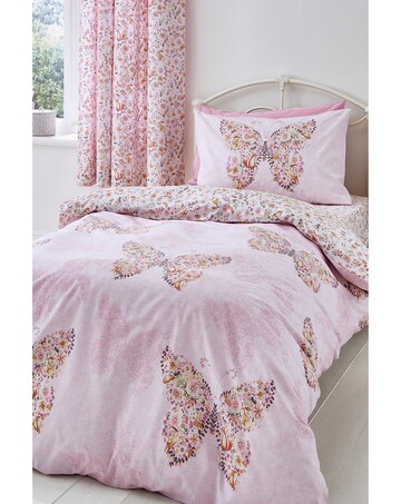 Catherine Lansfield Enchanted Butterfly Duvet Cover Set