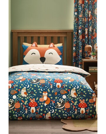 Catherine Lansfield Fox and Woodland Friends Duvet Cover Set