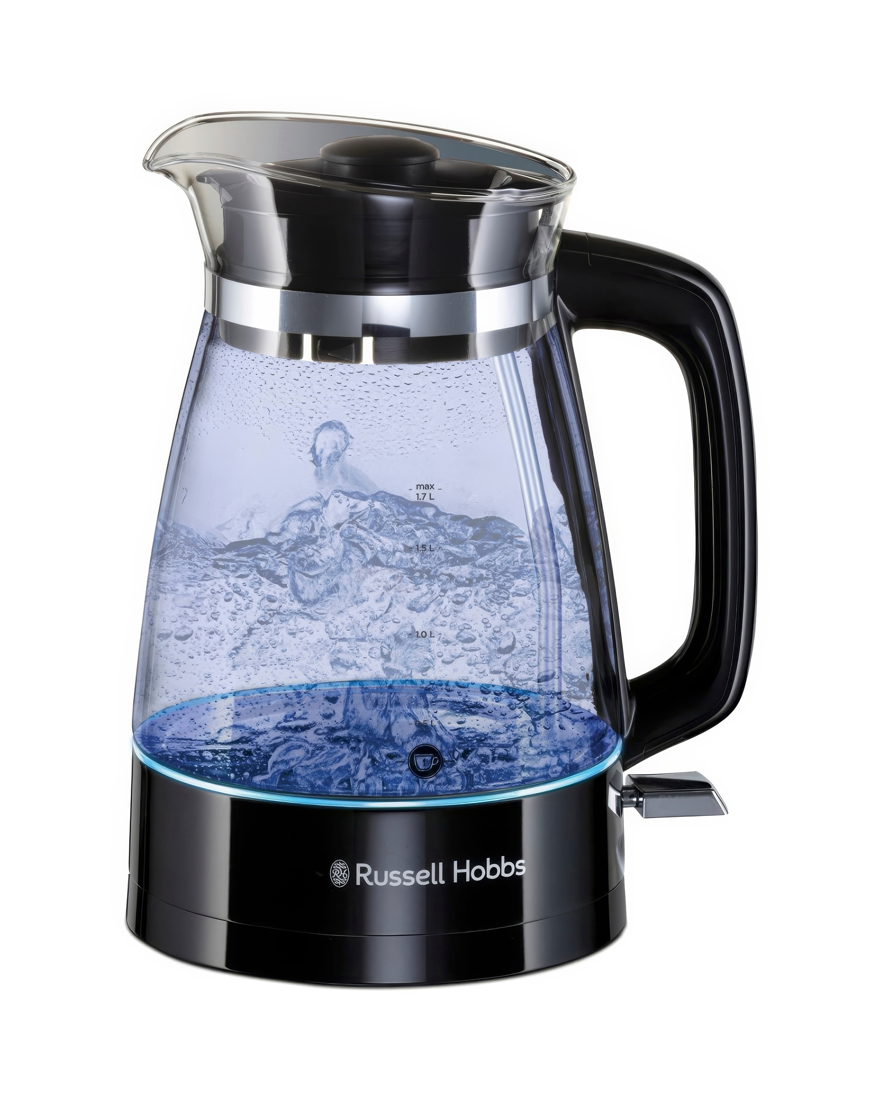 Russell Hobbs Classic Black Glass Kettle