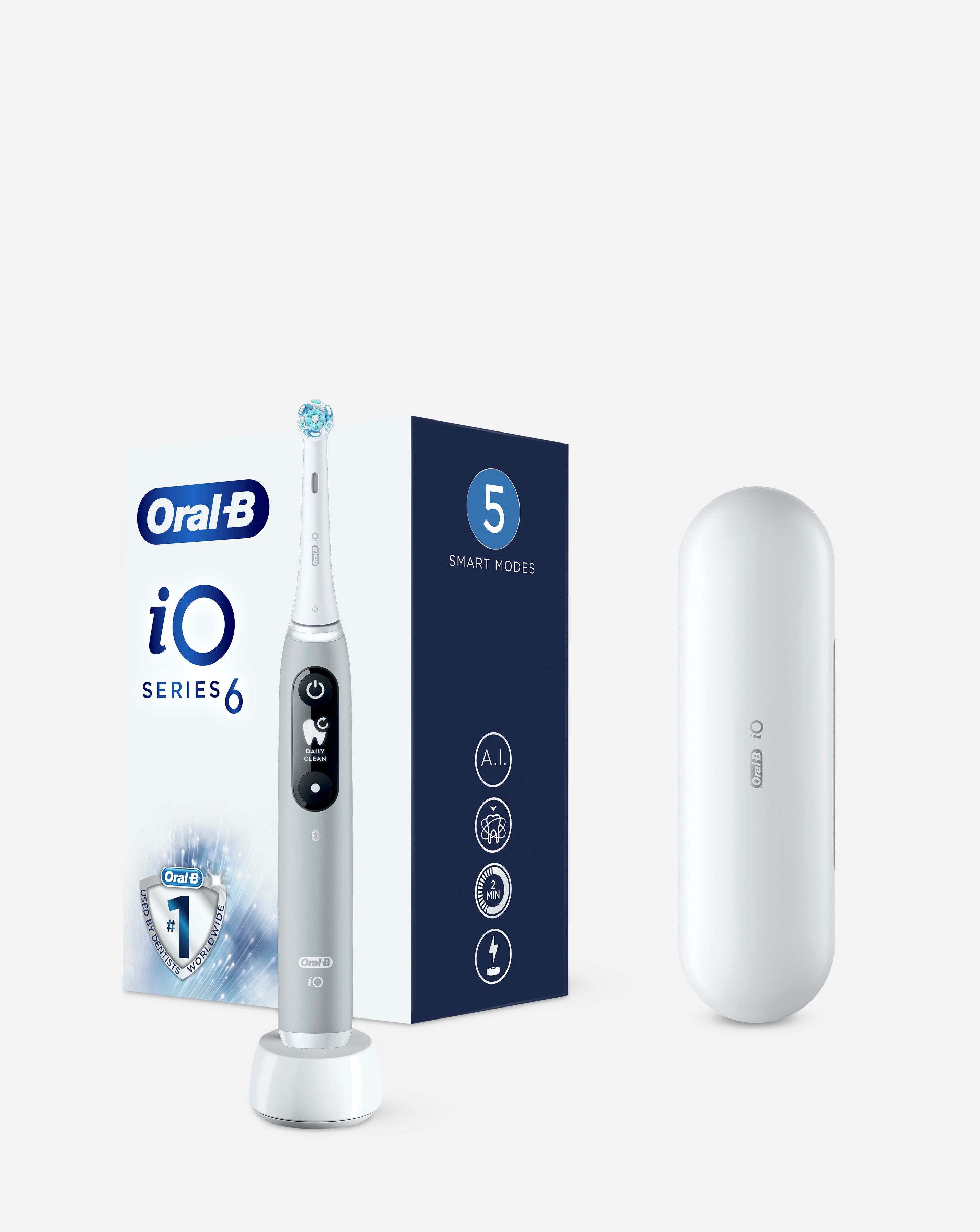Oral-B iO6 Grey Opal Electric Toothbrush