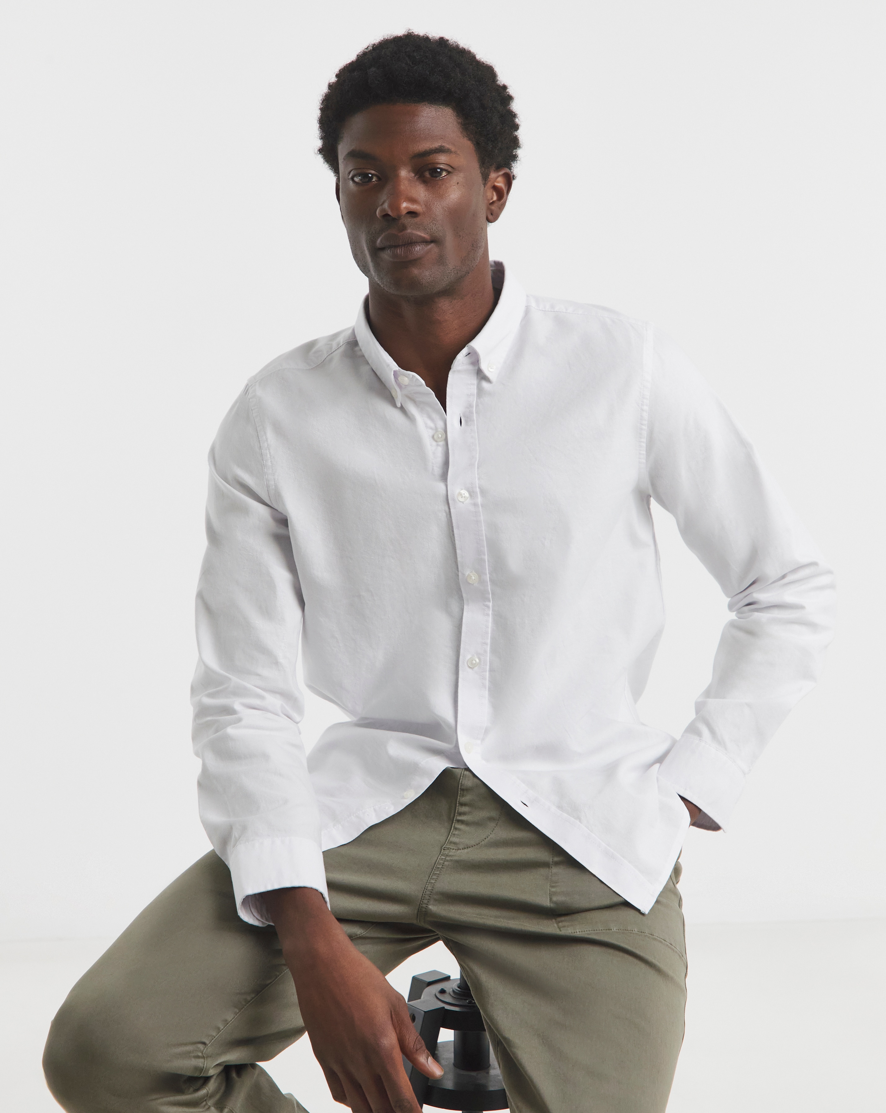 Long Sleeve Oxford Shirt Regular