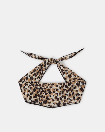 Accessorize Cheetah Print Neckerchief