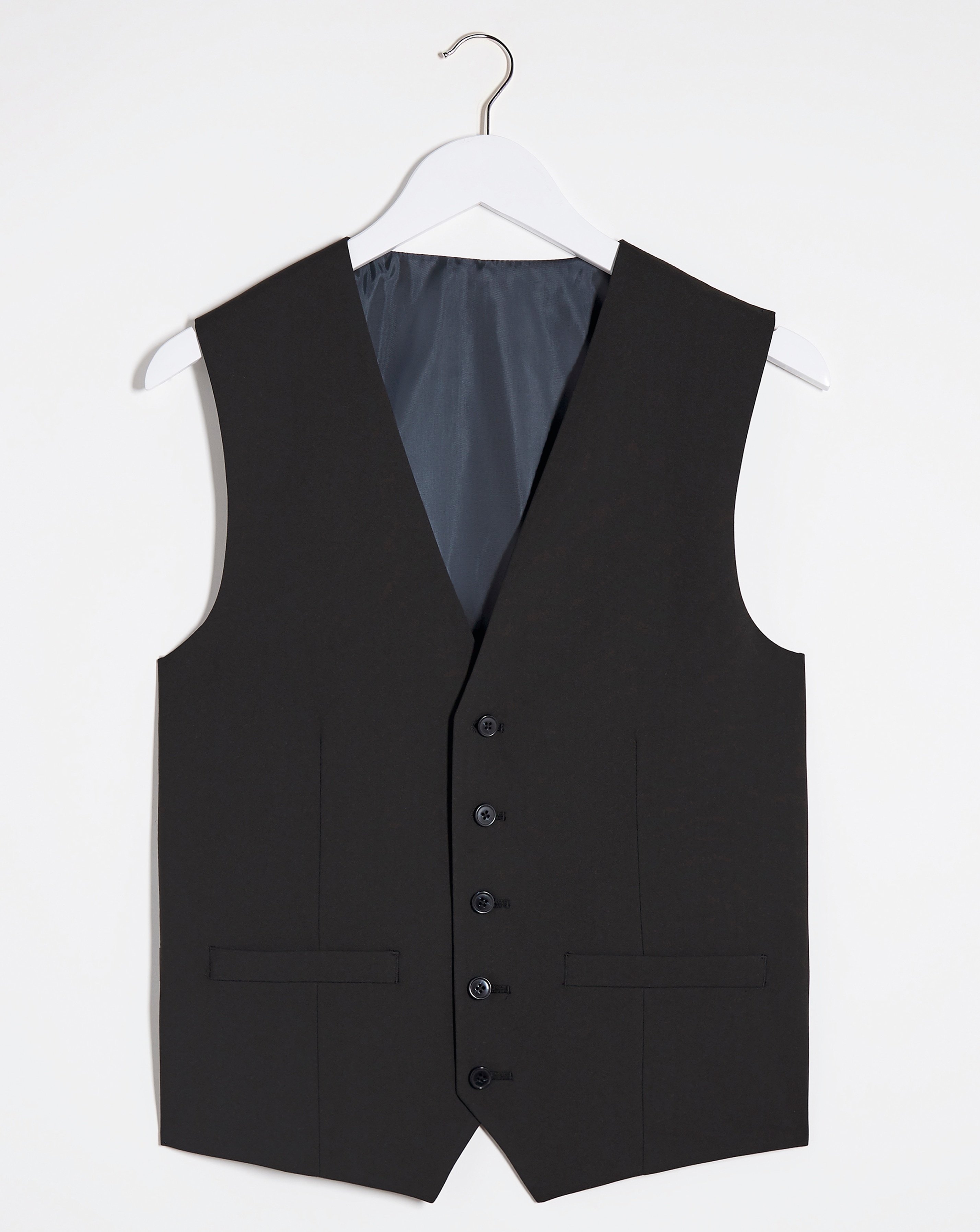 Black Hank Tonic Waistcoat Long