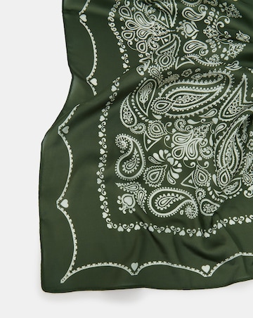 Accessorize Square Satin Bandana Scarf