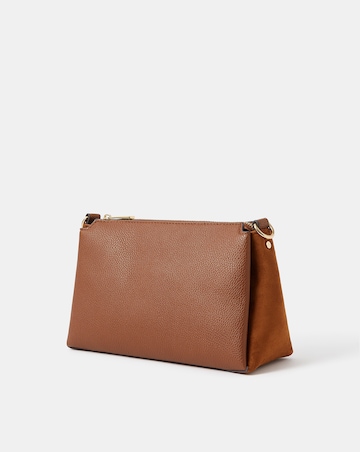 Accessorize Webbing Strap Suedette Crossbody