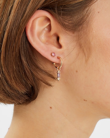 Accessorize 5-Pack Gem Diamante Earrings