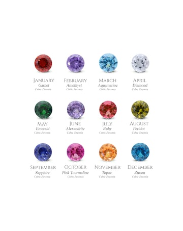 Gold Plated Sterling Silver Birthstone Mum Necklace