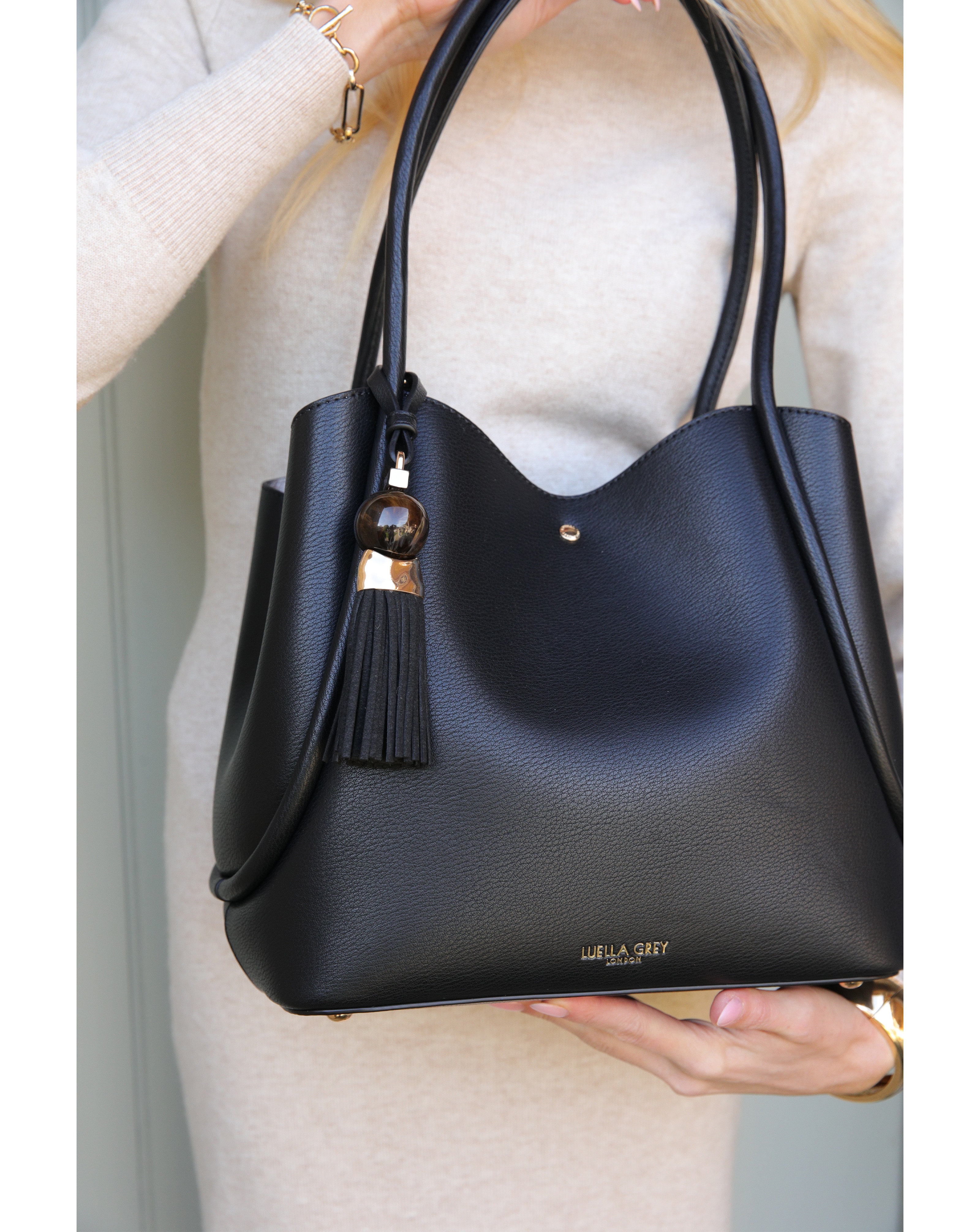 Luella Grey Floella Black Tote
