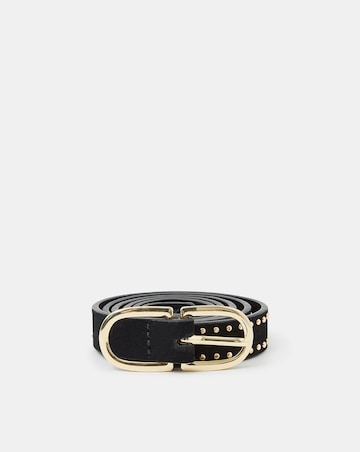 Accessorize Suede Studded Skinny Belt