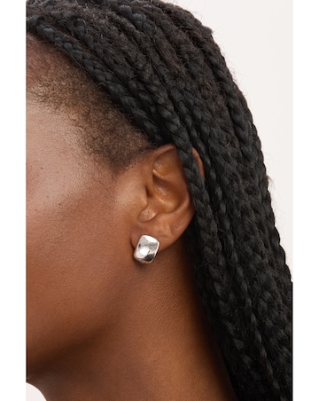 Simply Silver Sterling Silver 925 Polished Domed Stud Earrings