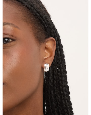 Simply Silver Sterling Silver 925 Polished Domed Stud Earrings