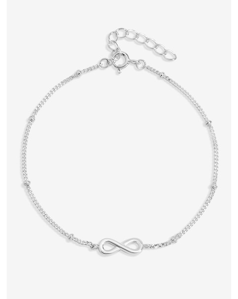 Sterling Silver 925 Infinity Bracelet