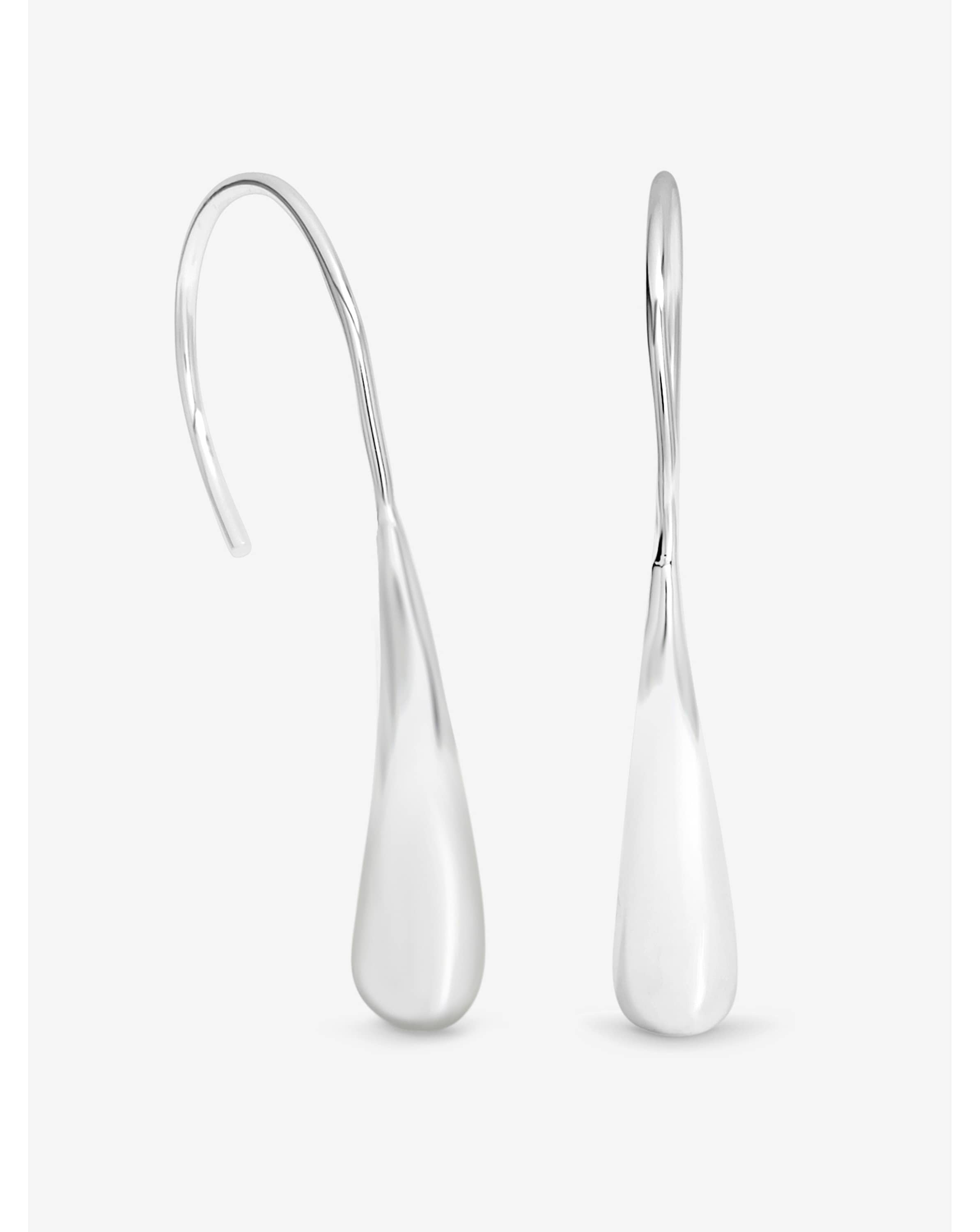 Simply Silver 925 Fluid Drop Earrings