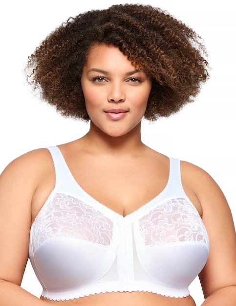 Glamorise Plus Size MagicLift Front-Fastening Bra 1200