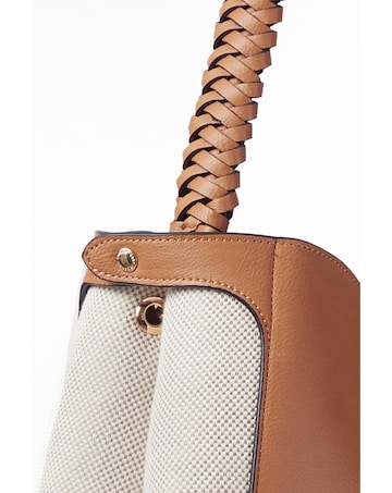 Luella Grey Adriana Camel Hobo Tote