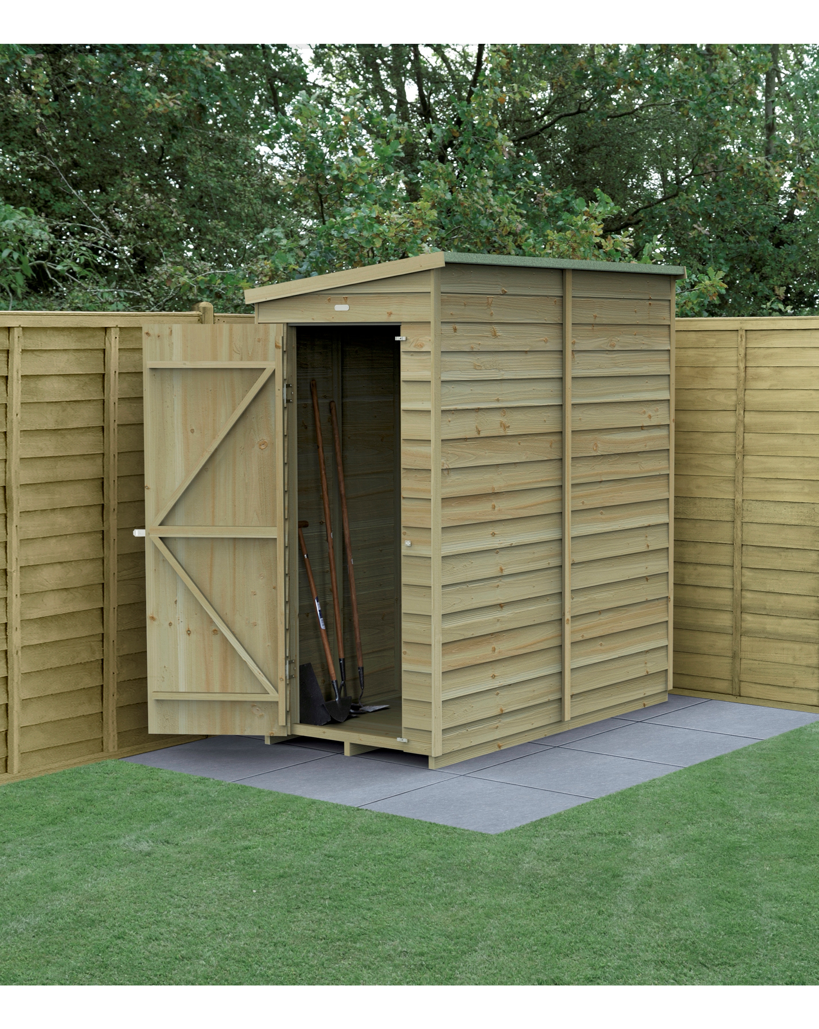 4LIFE Pent Shed 6x3 - Single Door