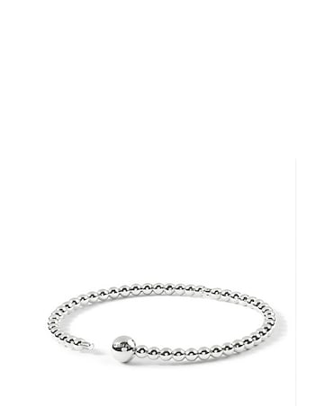 Radley Silver Plated Twist Bubble Bangle