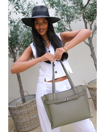 Luella Grey Oriana Sage Laptop Tote