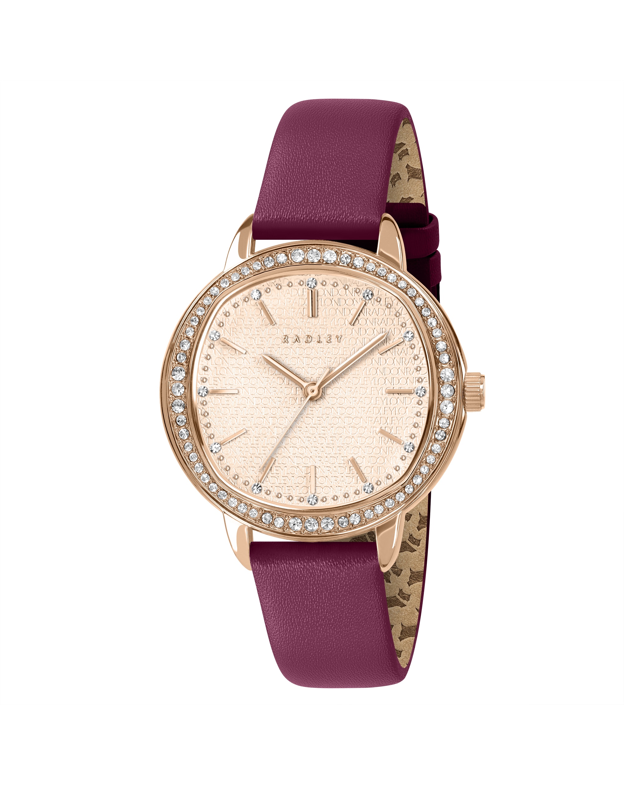 Radley Rose Gold Plated Red Berry Watch