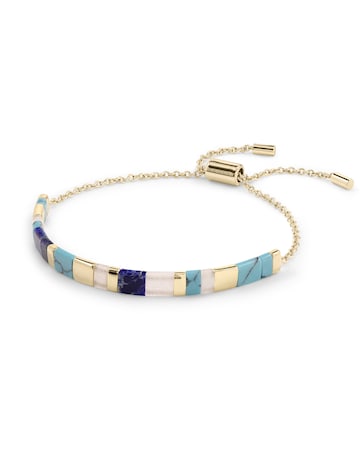 Radley 18ct Gold Plated Semi Precious Stone Friendship Bracelet