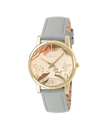 Radley Gold Plated 35mm Artichoke Leather Strap