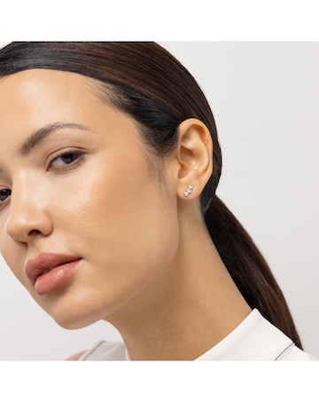 Radley Sterling Silver Cluster Stud Earrings