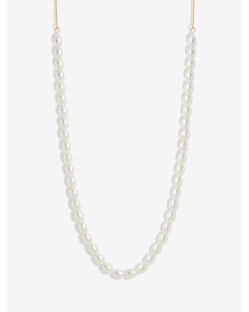 Jon Richard Gold Plated Adjustable Pearl Necklace