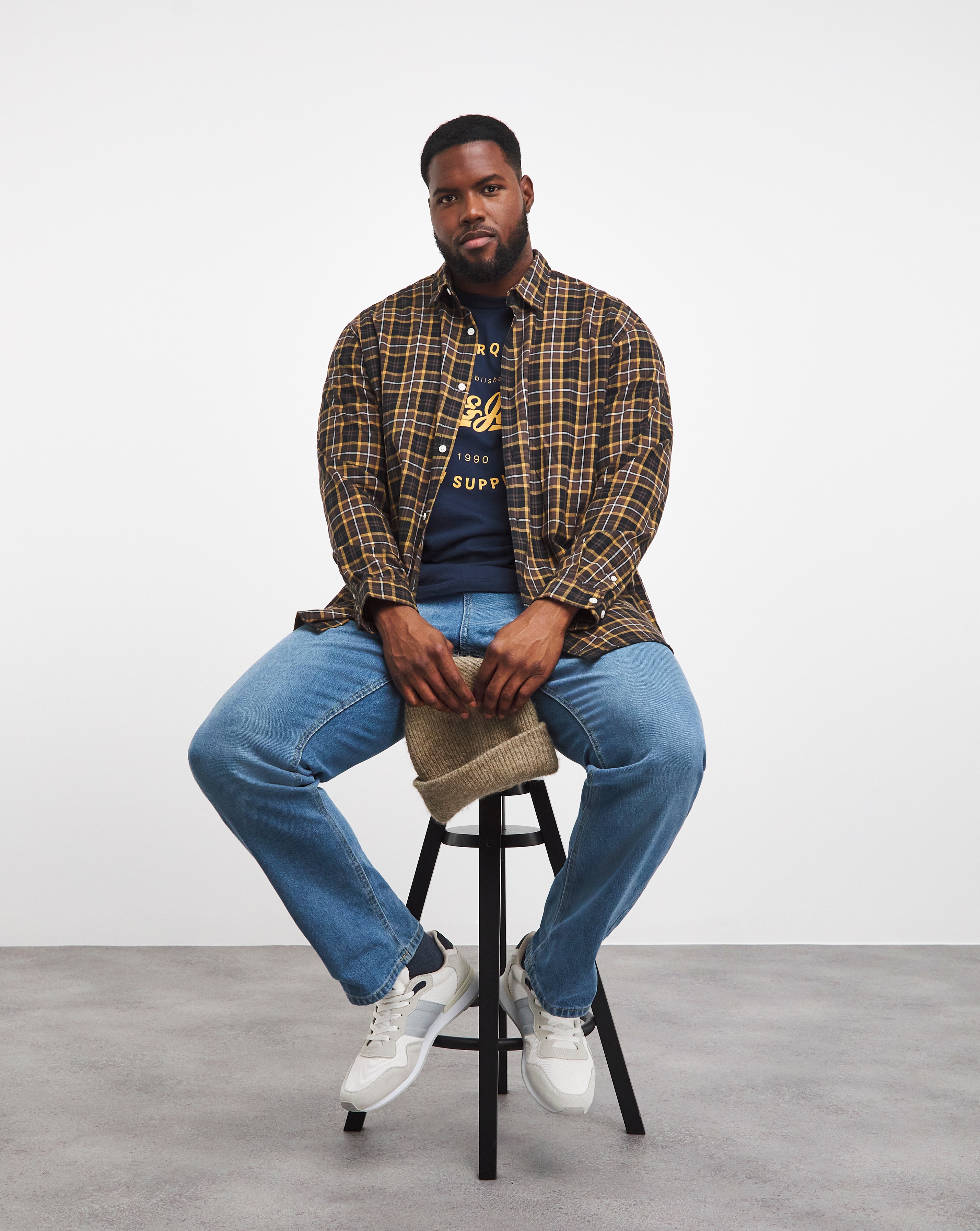 Jack & Jones Check Long Sleeve Shirt