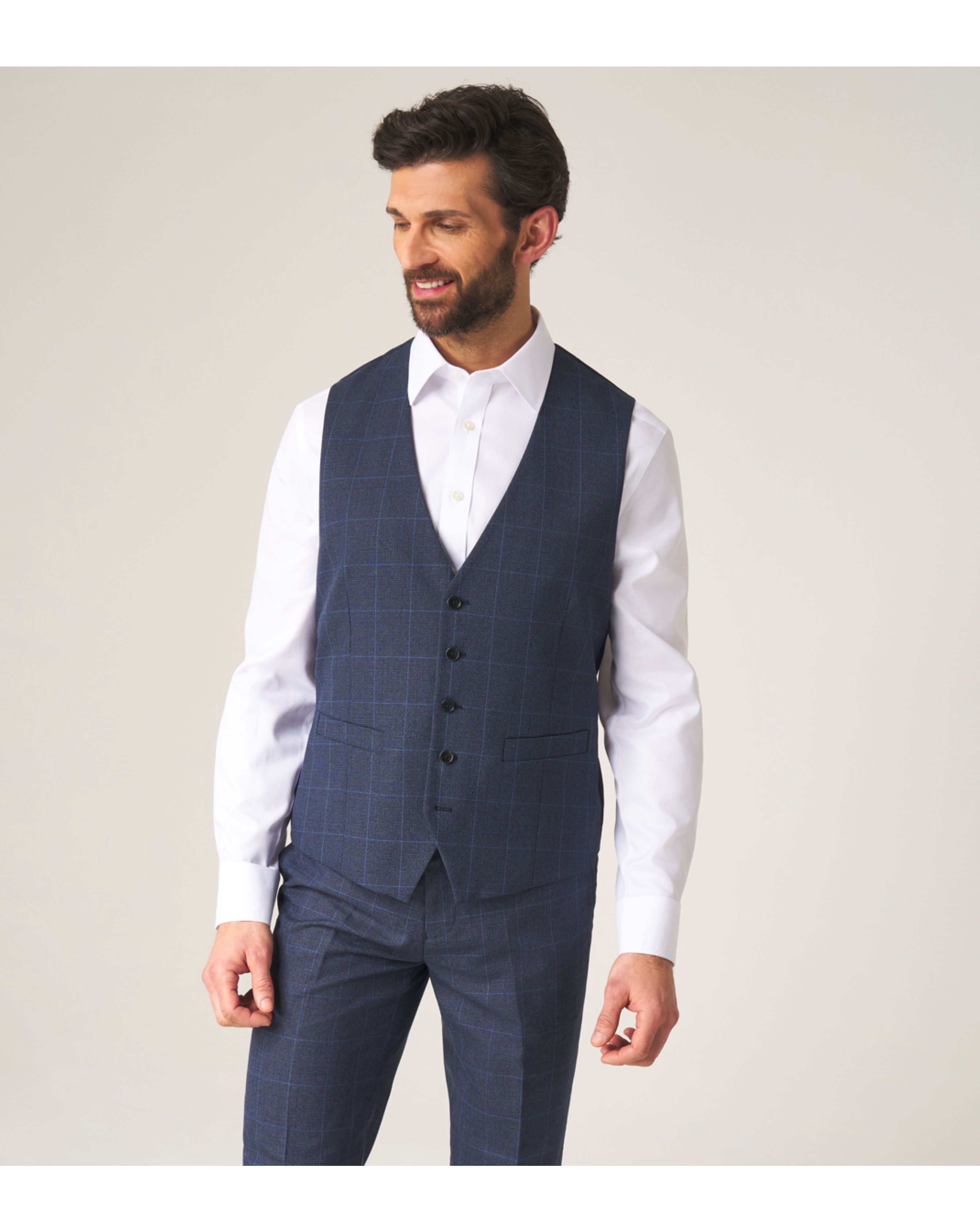 Skopes Anello Suit Waistcoat Blue
