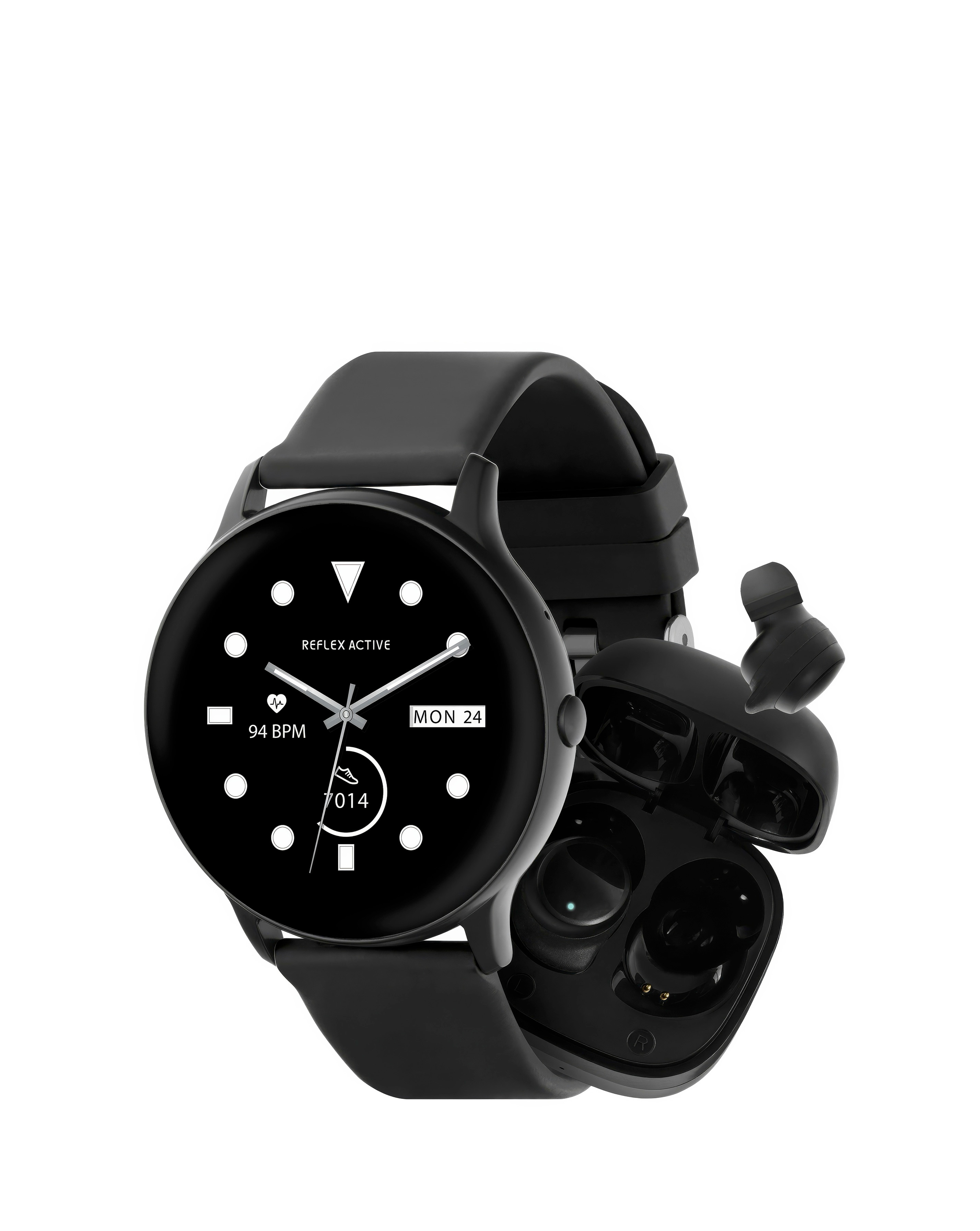 Series 36 Black Smart Watch + Earbud Set