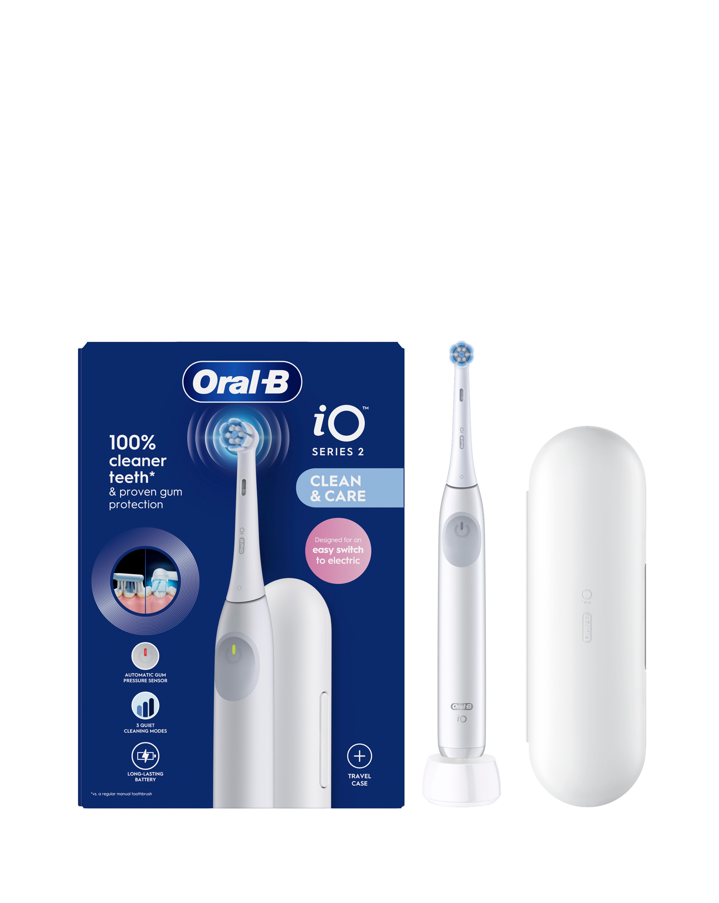 Oral-B iO2 Series White + Travel Case